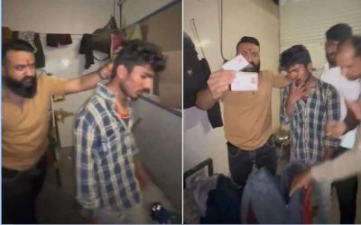 इंदौर: करणी सेना ने देशविरोधी नारे लगाने वाले युवक की की पिटाई, पुलिस को सौंपा