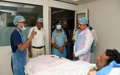 मुख्यमंत्री डॉ. यादव ने मॉक ड्रिल में घायल जवानों से की मुलाकात