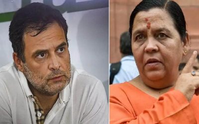 लोकतंत्र में सारी शक्ति मतदाता के हाथ में, राहुल गांधी पर उमा भारती का हमला