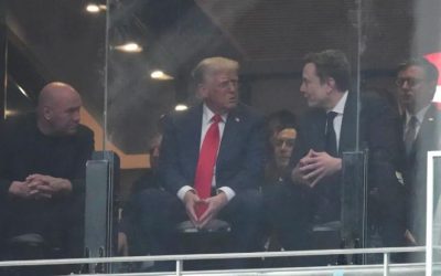 महीनों बाद साथ दिखे ट्रम्प और मस्क, हाथ मिला की बातचीत……सुलह की अटकलें हुईं तेज