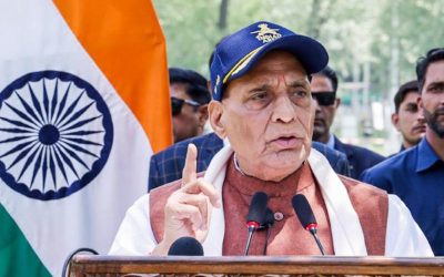 सात समंदर पार से राजनाथ सिंह ने भरी हुंकार, कहा…