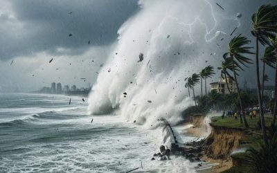 उठने लगी तबाही की लहरें, बुलेट ट्रेन से भी ज्यादा गति से दौड़ रहा है सुपर टाइफून तूफान