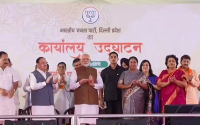 पीएम मोदी बोले- कांग्रेस ने हमेशा रोका, जनसंघ ने दिया बलिदान