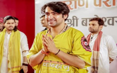 ‘गरबा पंडालों के गेट पर रखा जाए गौमूत्र, उनको गरबा में नहीं आना चाहिए’: छतरपुर में बोले धीरेंद्र शास्त्री