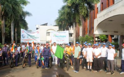 भोपाल मंडल में स्वच्छता ही सेवा अभियान के तहत स्वच्छता रैली आयोजित