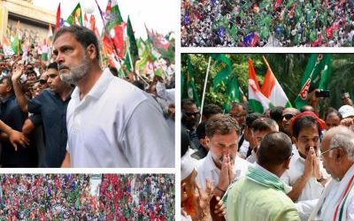 पटना में ऐतिहासिक ‘वोटर अधिकार यात्रा’ का समापन, लाखों ने दी लोकतंत्र को आवाज़