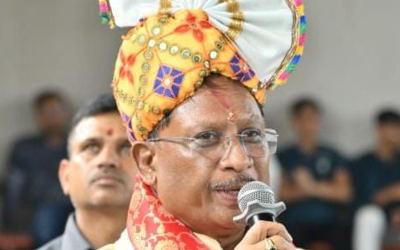 गरबा महोत्सव में सीएम साय, नवरात्रि का संदेश- एकता और आनंद