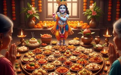 गोवर्धन पूजा पर ऐसे करें कृष्ण चालीसा पाठ, छप्पन भोग और मंत्र जाप से कान्हा होंगे प्रसन्न