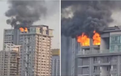 मुंबई: जोगेश्वरी वेस्ट में JMS बिजनेस सेंटर में लगी आग, राहत और बचाव कार्य जारी