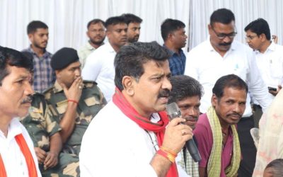 उप मुख्यमंत्री विजय शर्मा ने सुदूर संवेदनशील ग्राम कच्चापाल में ग्रामीणों के साथ किया संवाद