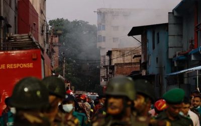 कपड़ा फैक्ट्री में आग, 16 की मौत