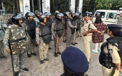 आंबेडकर प्रतिमा विवाद पर ग्वालियर बना छावनी, चार हजार जवान तैनात