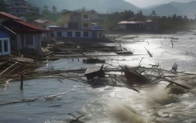 मैक्सिको में बाढ़ से पूरा गांव बहा