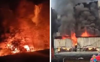 दिल्ली के नरेला में दिवाली पर दो फैक्ट्रियों में लगी आग, गुरुग्राम में गोदाम जला