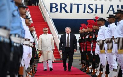 ब्रिटिश प्रधानमंत्री कीर स्टारमर दो दिवसीय भारत यात्रा पर मुंबई पहुंचे
