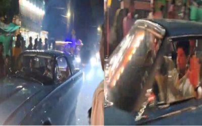 ग्वालियर के महाराज ज्योतिरादित्य सिंधिया अपने बेटे महान आर्यमन संग निकले शाही सैर पर, थंडरबर्ड रॉयल कार ने खींचा सबका ध्यान