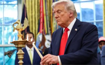 व्हाइट हाउस में राष्ट्रपति डोनाल्ड ट्रंप ने मनाई दिवाली, पीएम मोदी से ट्रेड पर बातचीत का किया दावा