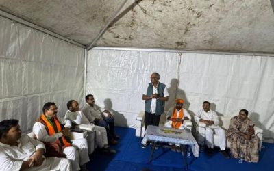 सांसद बृजमोहन अग्रवाल ने ली चुनावी बैठक, भाजपा कार्यकर्ताओं को दिया जीत का मंत्र