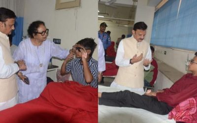 कार्बाइड गन से घायल बच्चों से मिलने अस्पताल पहुंचे डिप्टी सीएम राजेंद्र शुक्ल, डॉक्टरों को दिए बेहतर इलाज के निर्देश