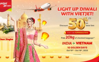 दिवाली यात्रा का तोहफ़ा: वियतजेट ने भारतीय यात्रियों के लिए शुरू की फेस्टिव सुपर सेल