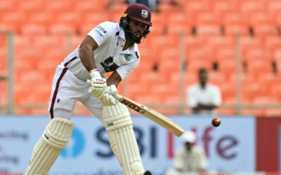 इतिहास रचा! 23 साल बाद किसी वेस्टइंडीज ओपनर ने भारत में जमाया शतक, छक्के से की सेंचुरी पूरी