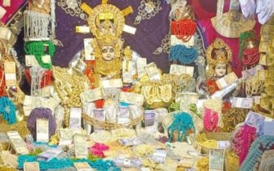 नोटों से सजा महालक्ष्मी मंदिर: भक्तों को प्रसाद में मिलेगा चढ़ावे का पैसा