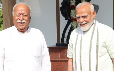 मोदी ने कहा- ‘देशहित से जुड़ा हर शब्द प्रेरक’, सराहा भागवत का भाषण