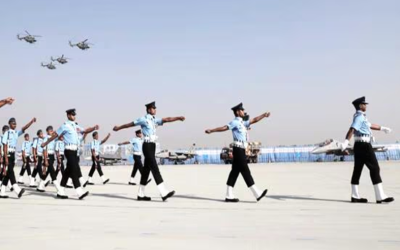 देश की हवाई सुरक्षा को सलाम, वायुसेना दिवस परेड हिंडन एयरबेस में